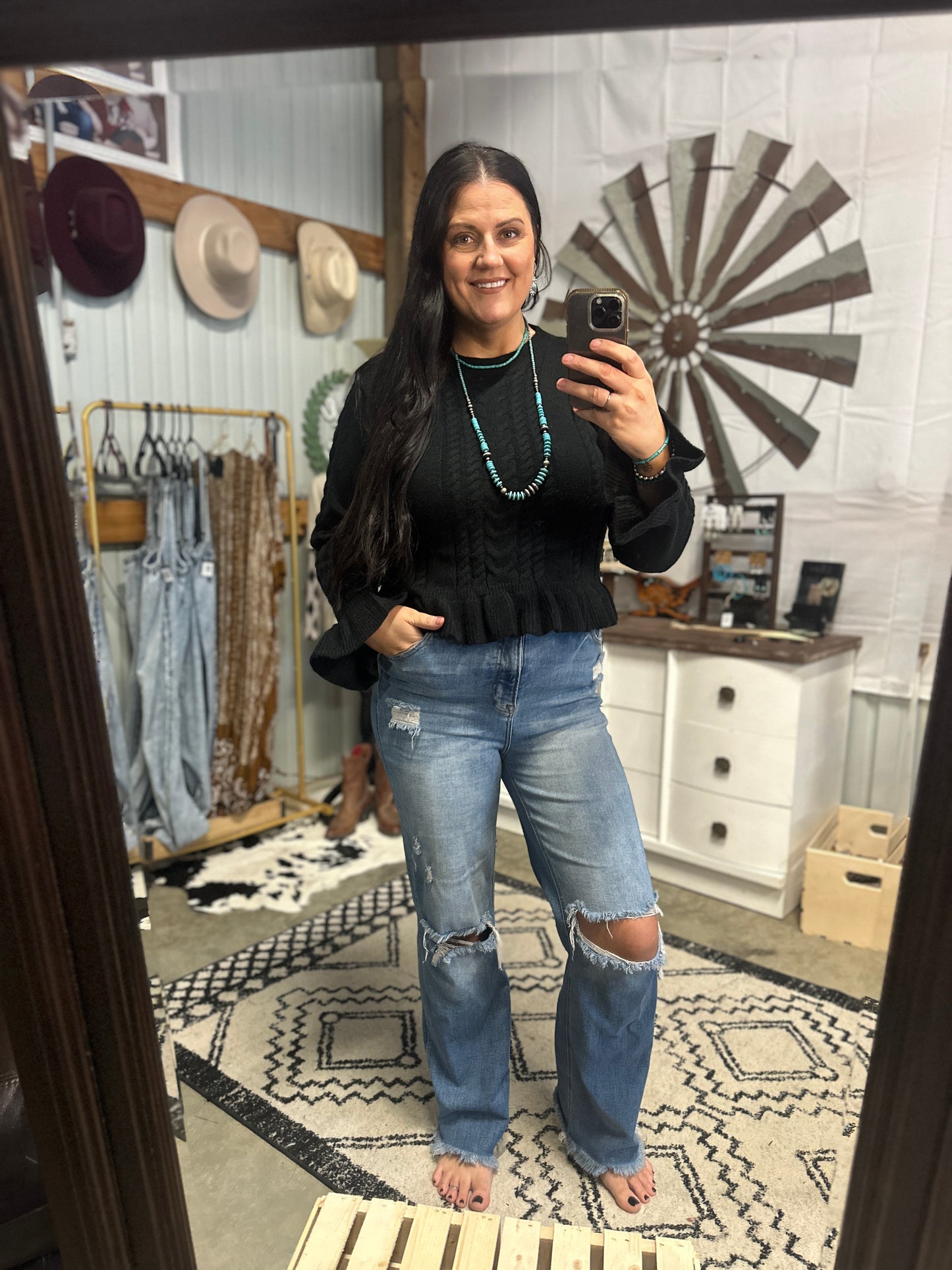 Bell Sleeve Sweater