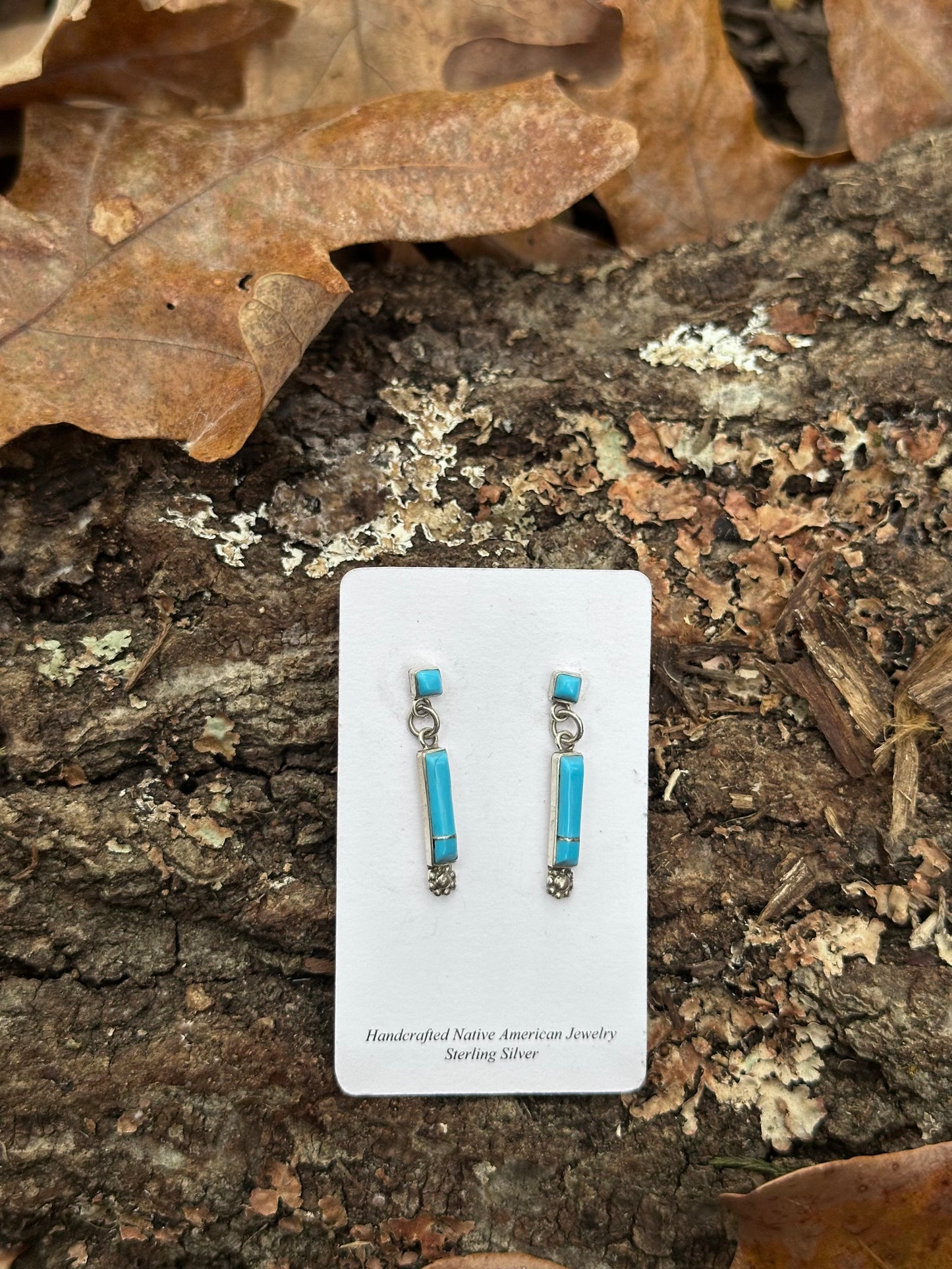 Zuni Dangle Bar Earrings