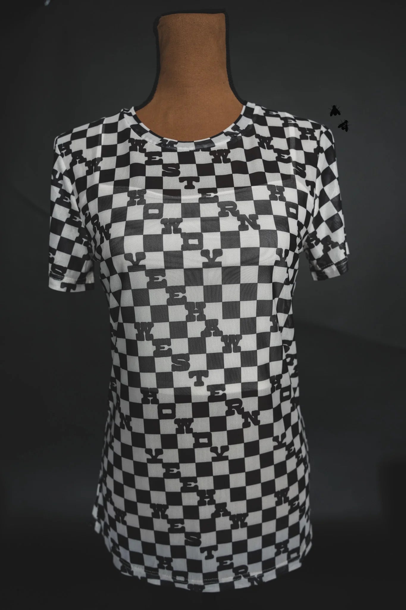 Punchy Check Short Sleeve Mesh