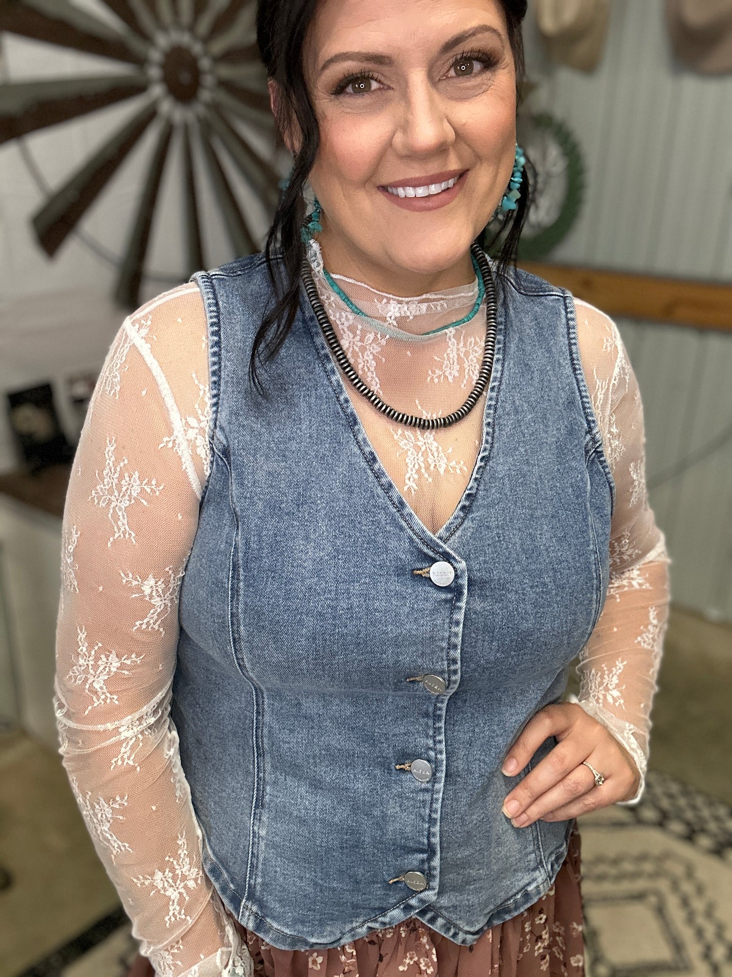 Risen Denim Vest