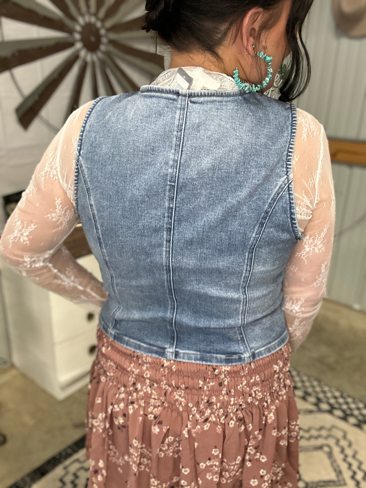 Risen Denim Vest