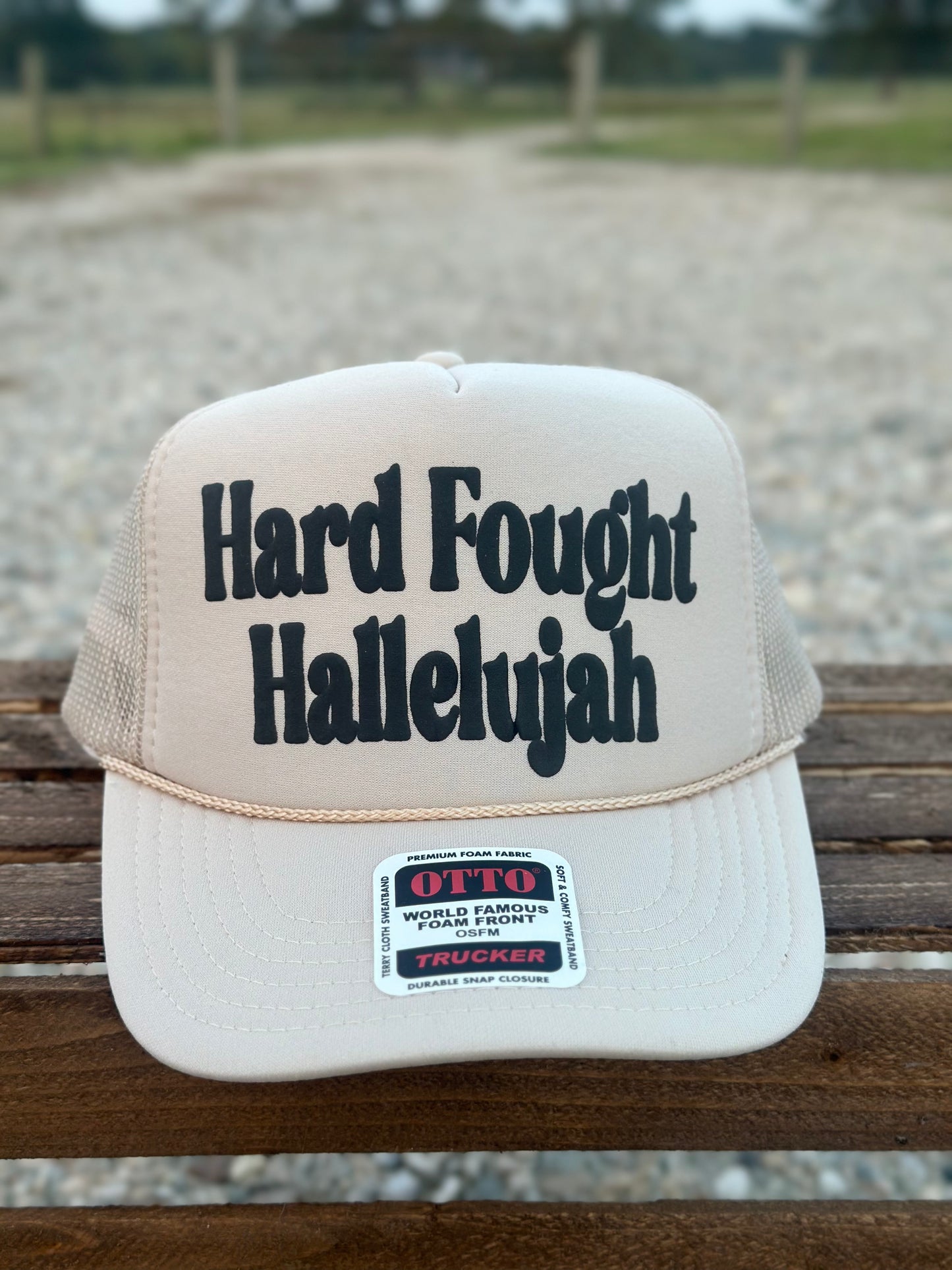 Hard Fought Hallelujah Trucker Hat