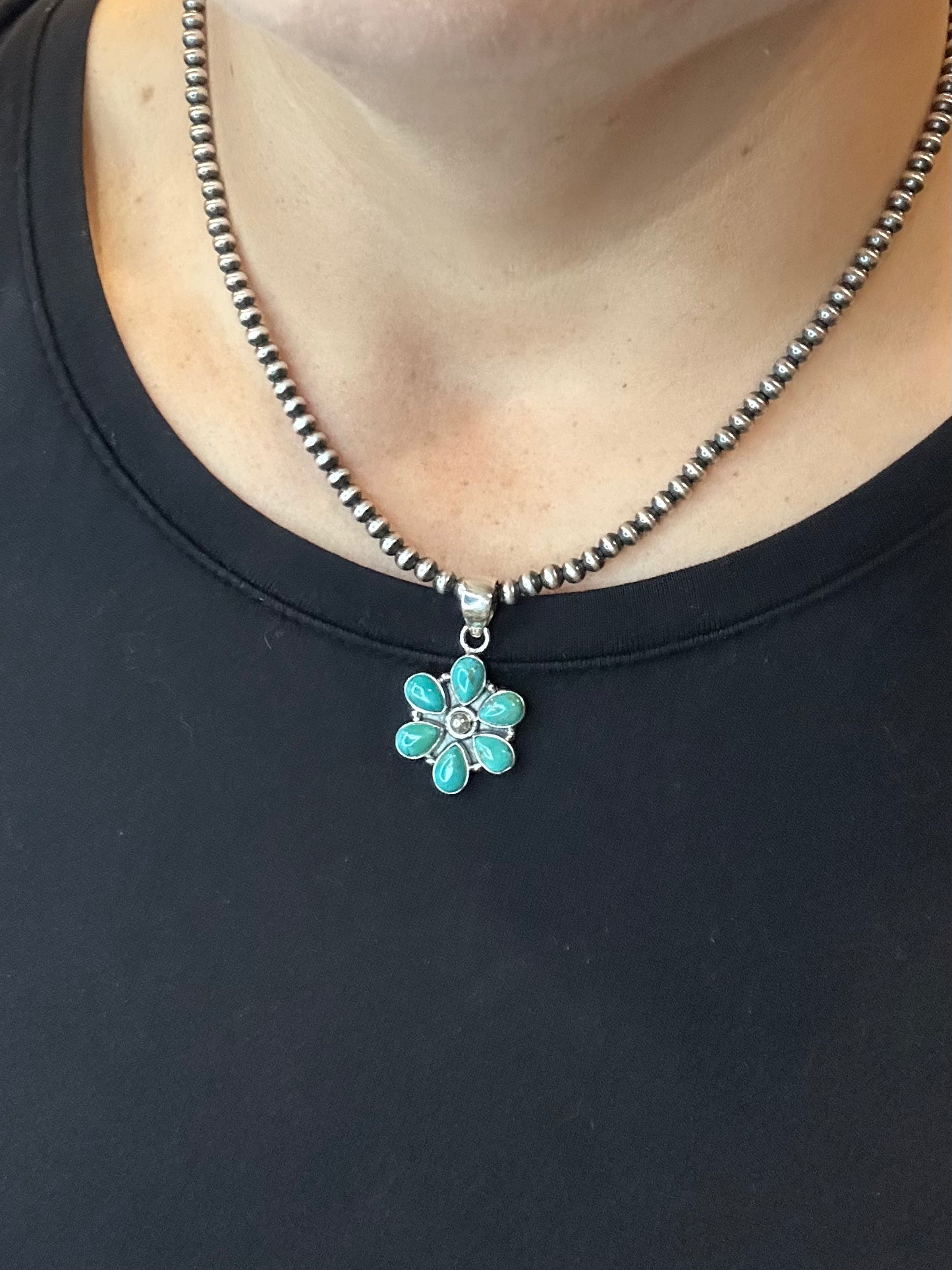 Cluster Flower Pendant