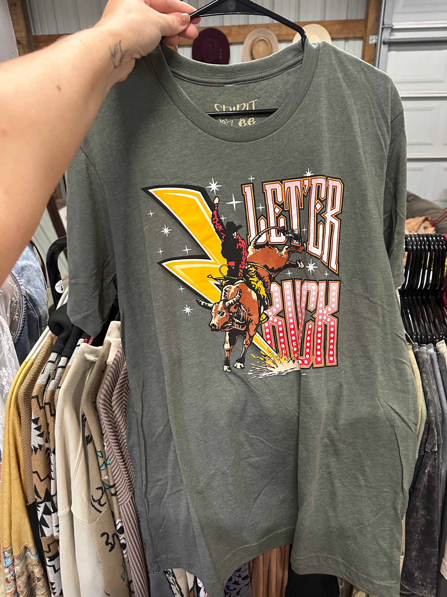 Let Er Buck Tee