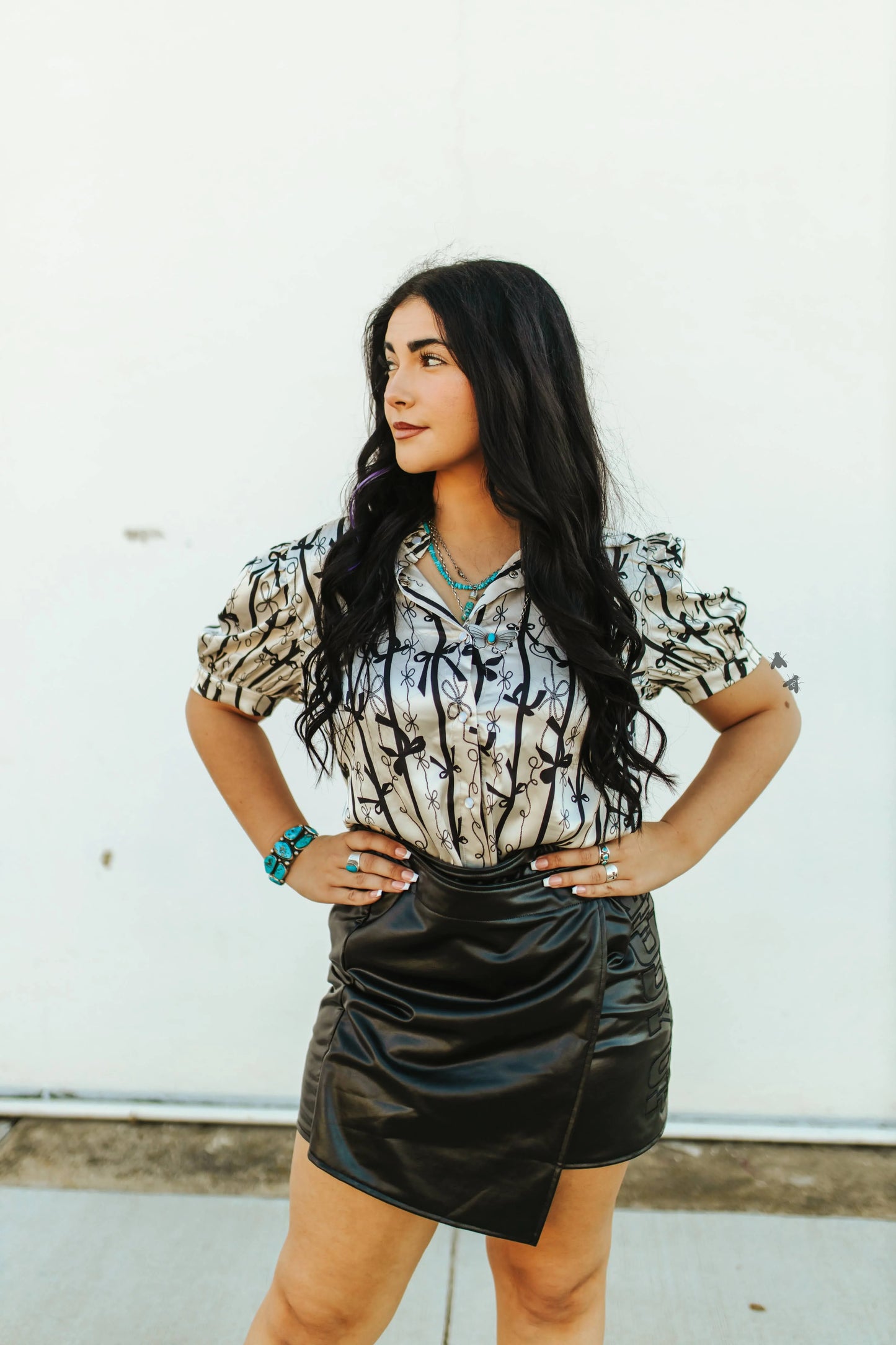 Rustic Ribbons button up