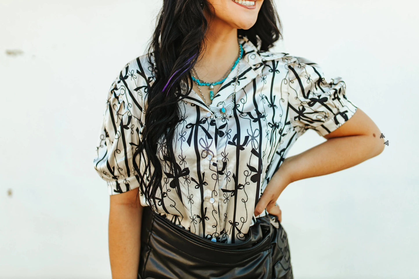 Rustic Ribbons button up