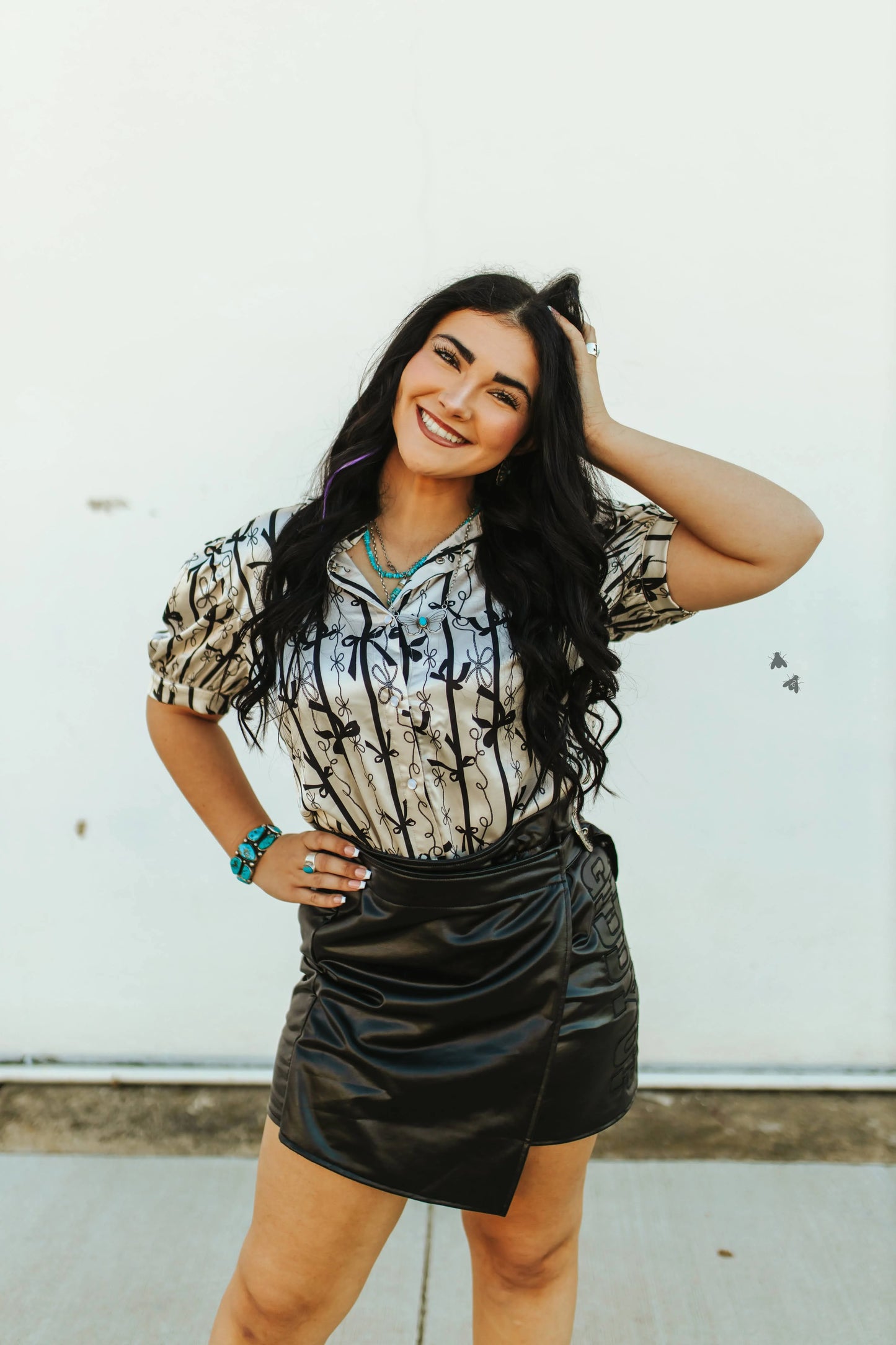Rustic Ribbons button up