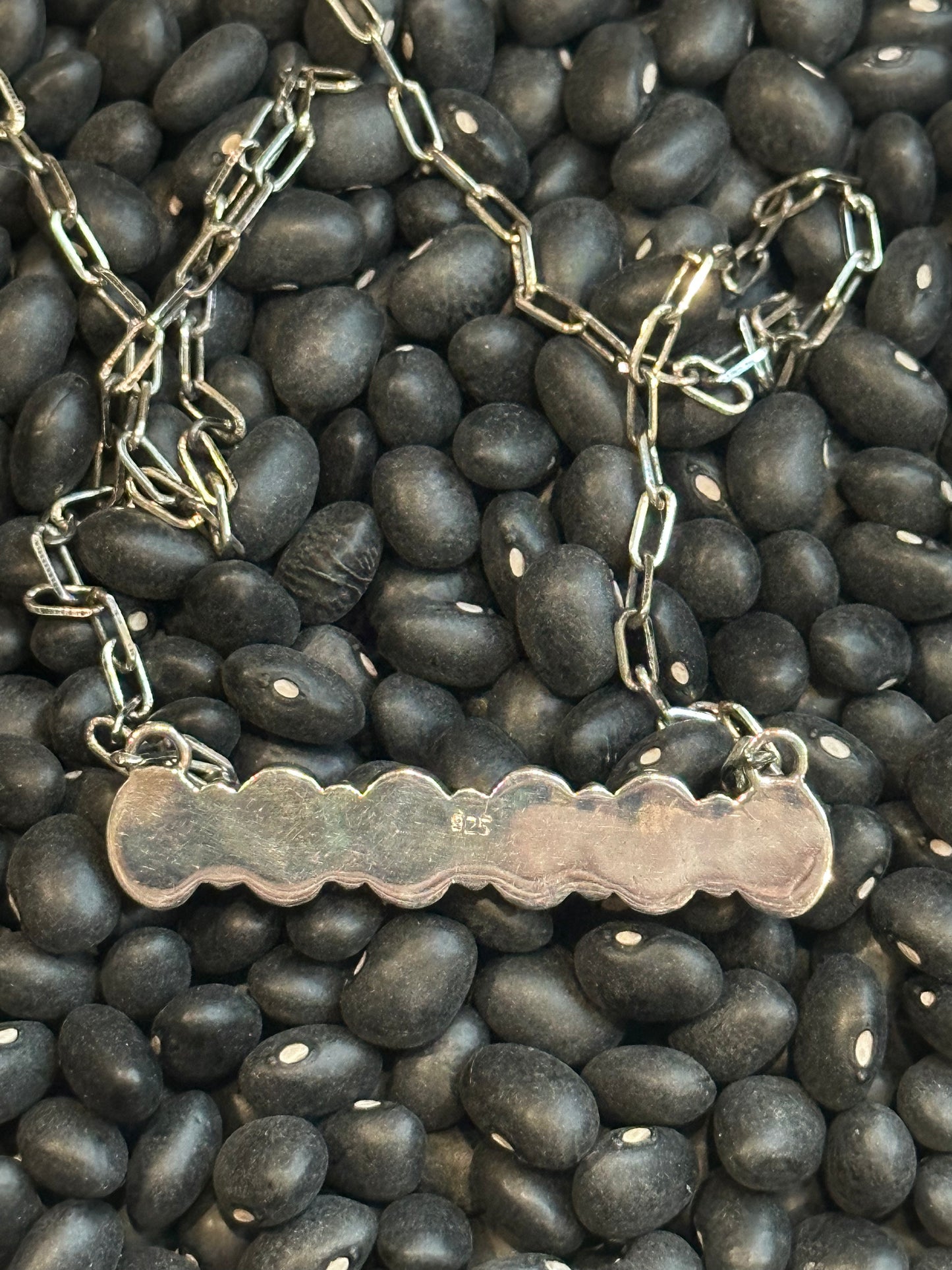 6 Stone Bar Necklace