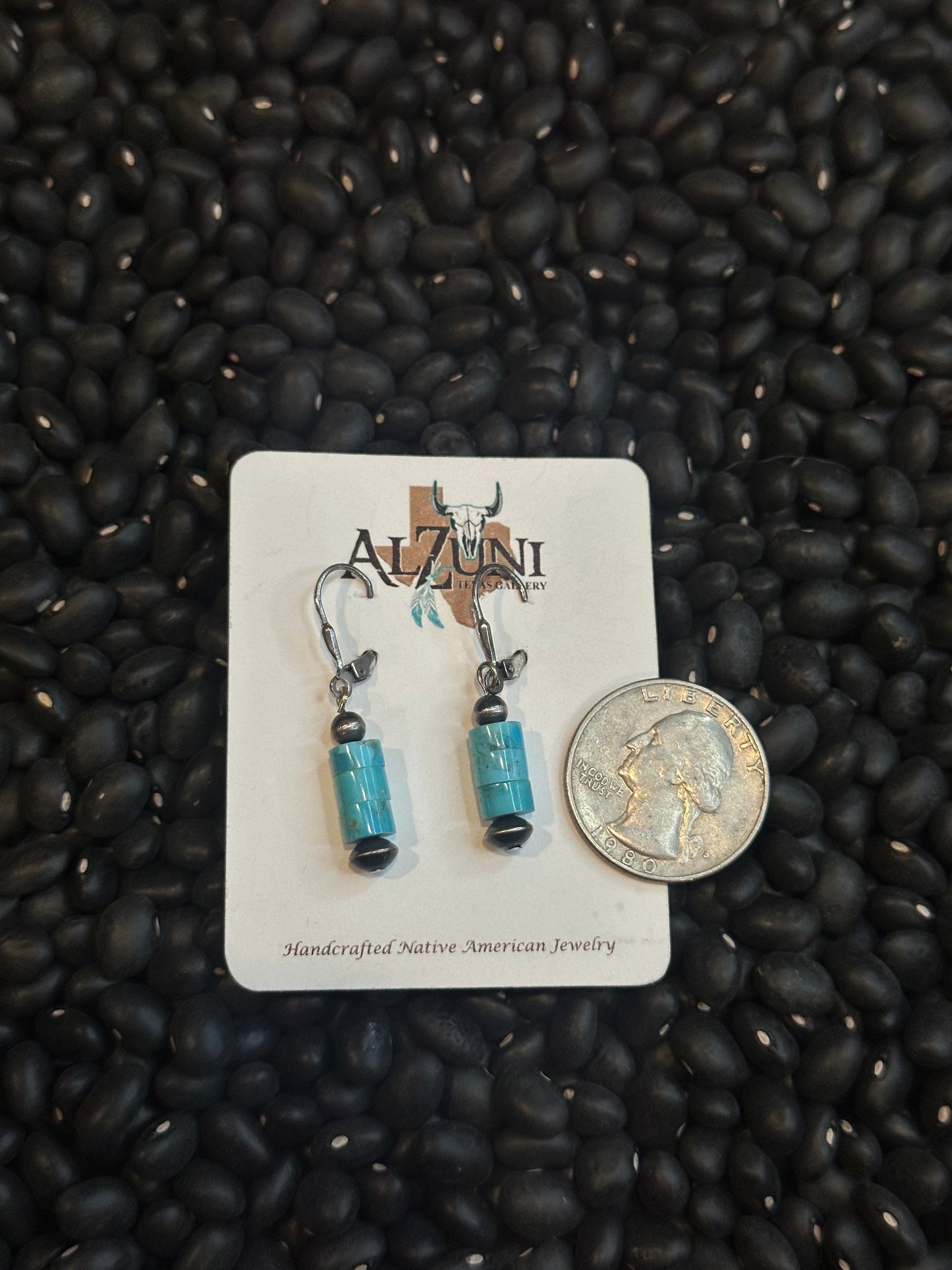 Navajo Pearl Turquoise Earrings