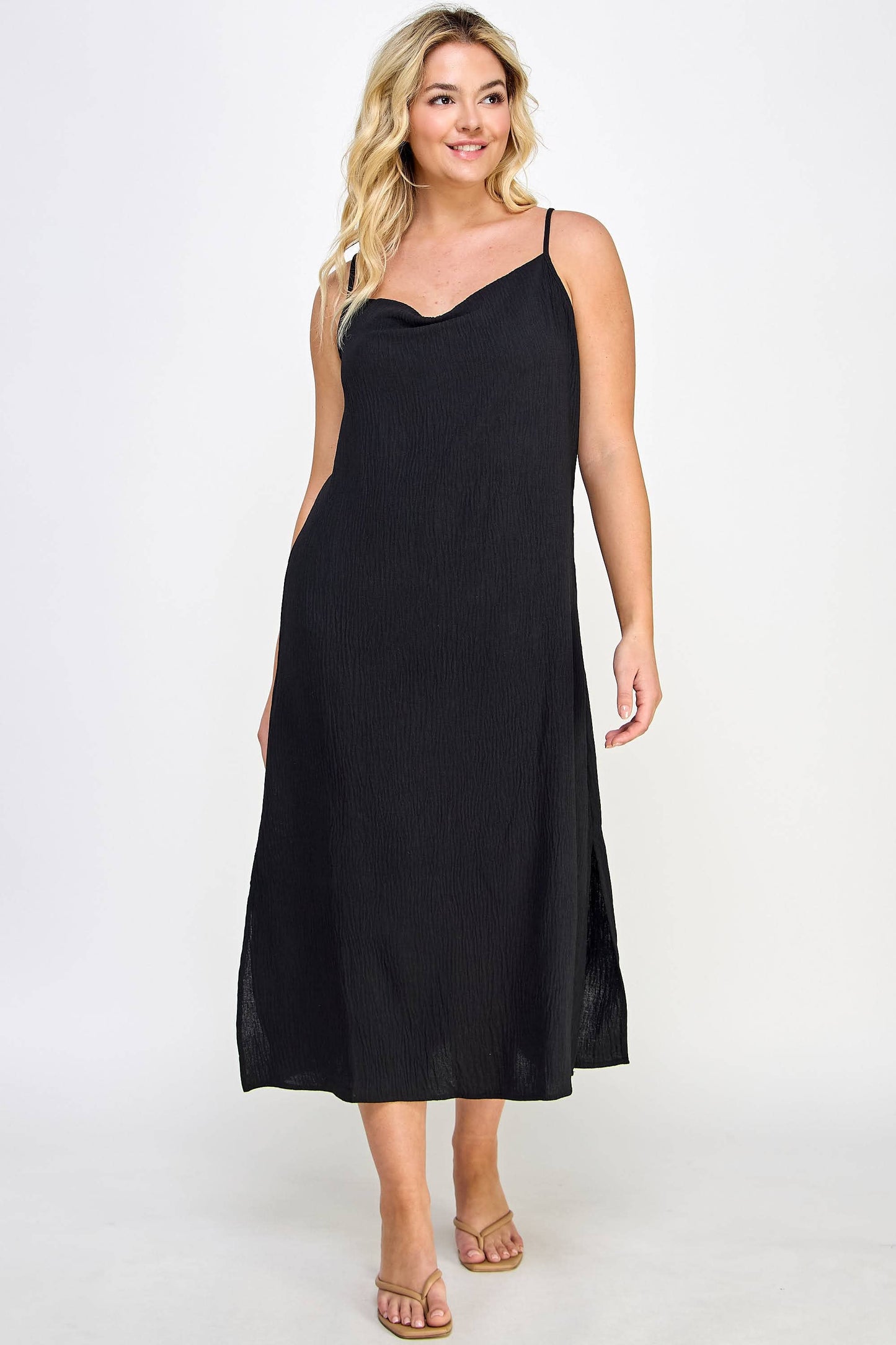 Midi Slip Dress - (3X)