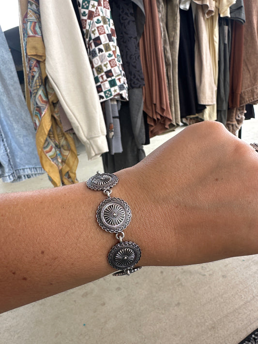 Concho bracelet