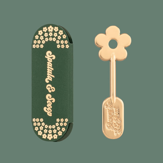 Gold Daisy Lip Care Spatula