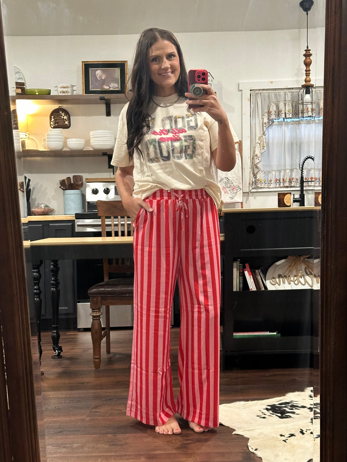 Multi Color Stripe Pants