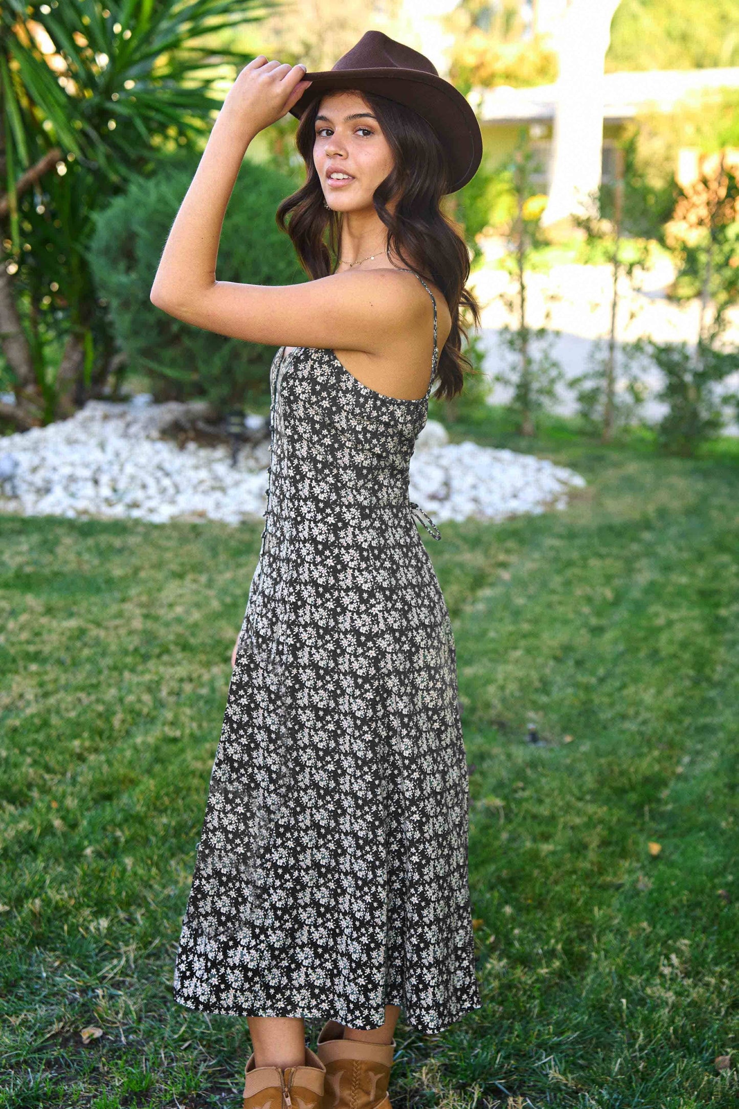 Button Down Long Sundress