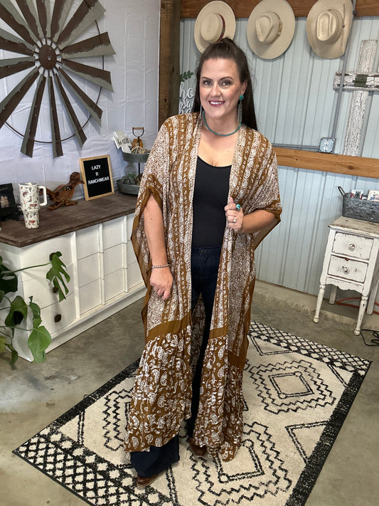 Paisley Perfection Free Flow Kimono