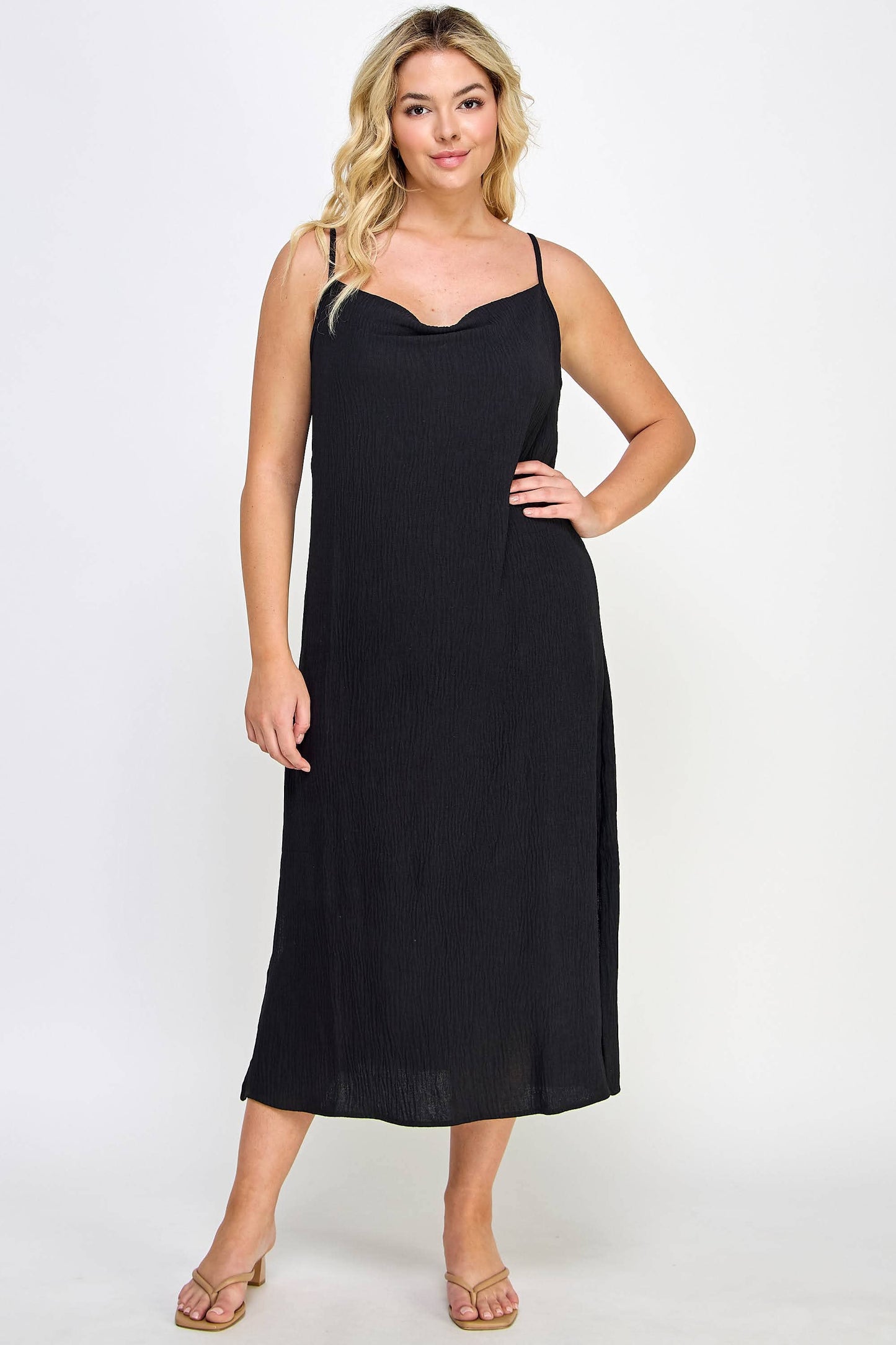 Midi Slip Dress - (3X)