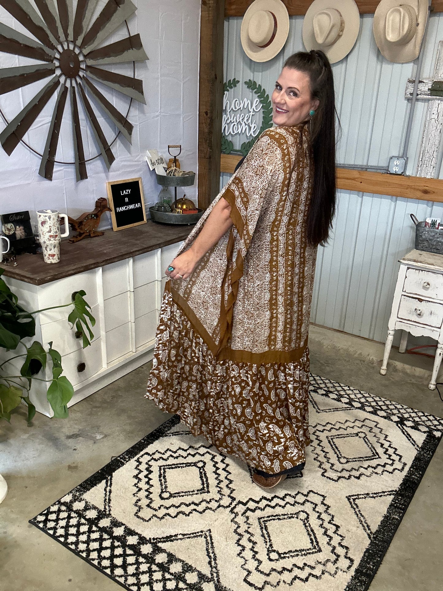 Paisley Perfection Free Flow Kimono