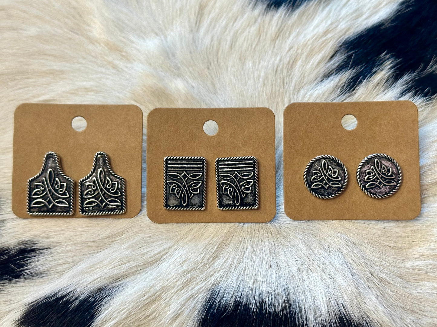 Boot Stitch Earrings