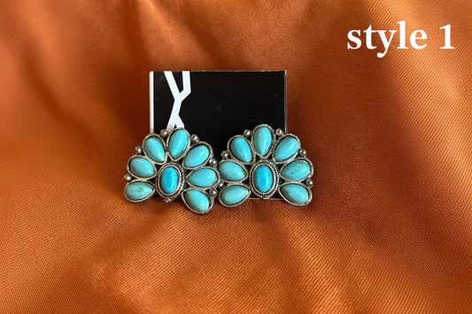 Half Cluster Earrings