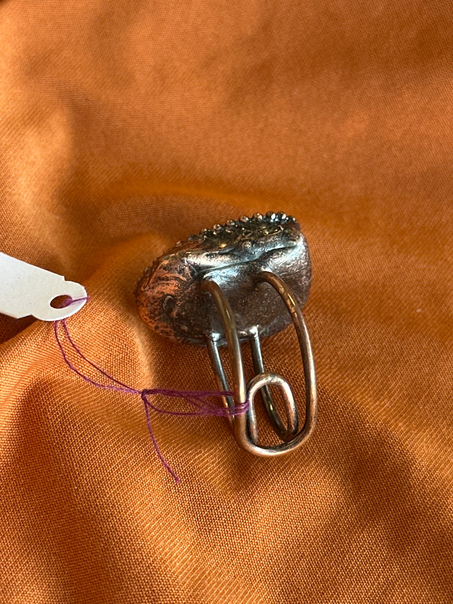 Large Stone Adjustable Ring