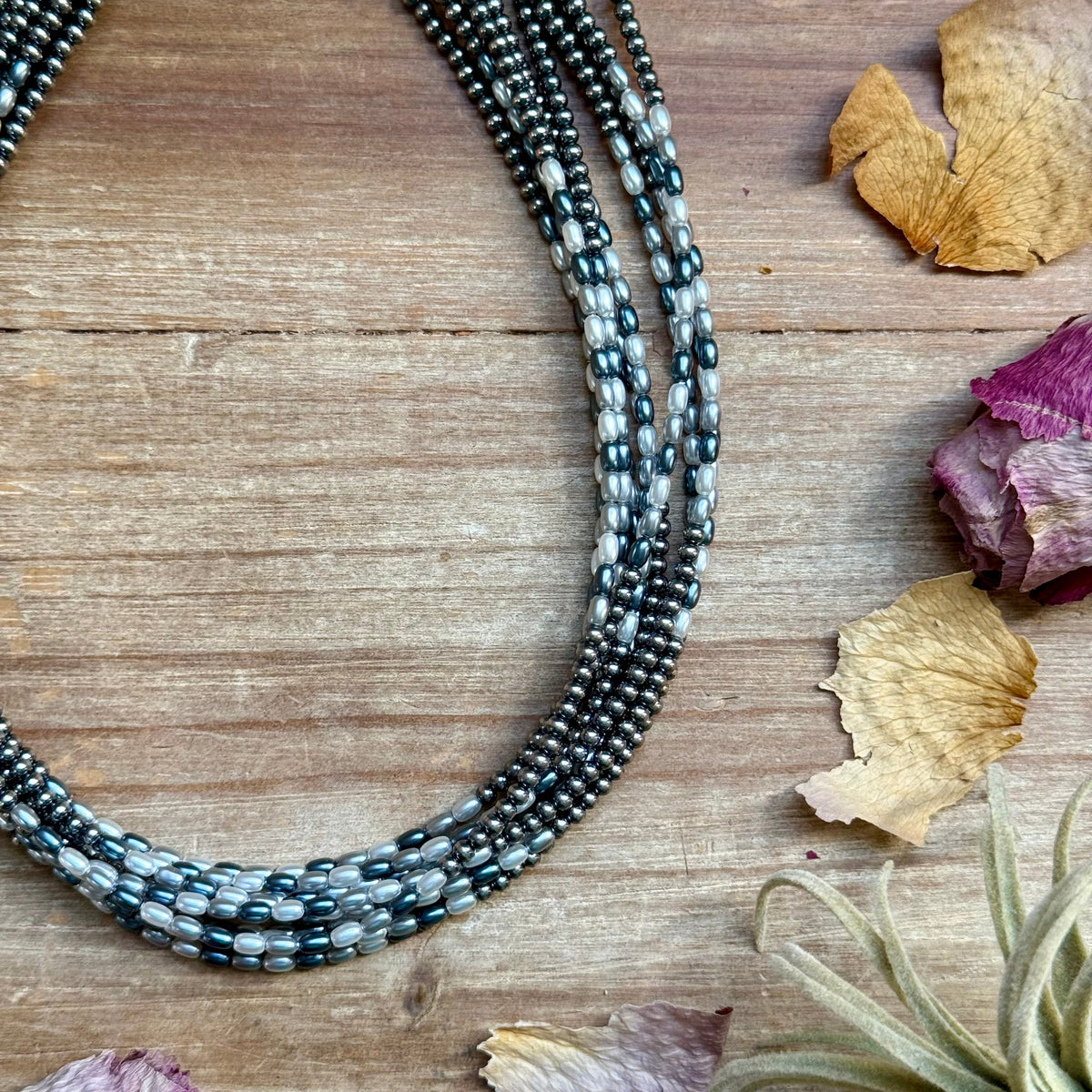 15.25” Freshwater Pearl Necklace – Sterling Silver Pearls