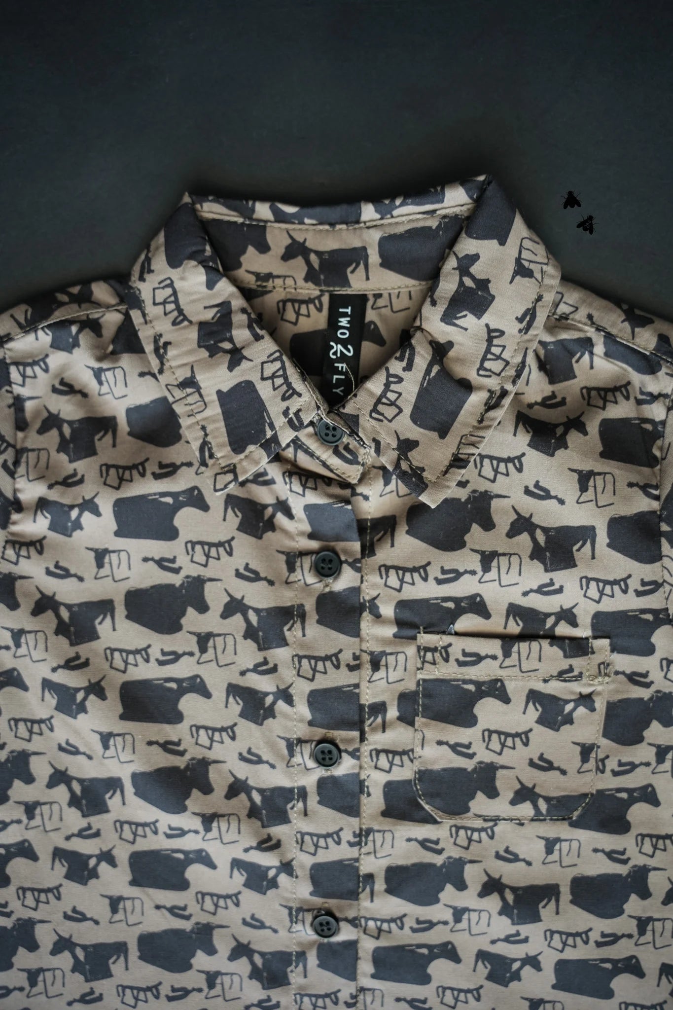 Roping Practice button up