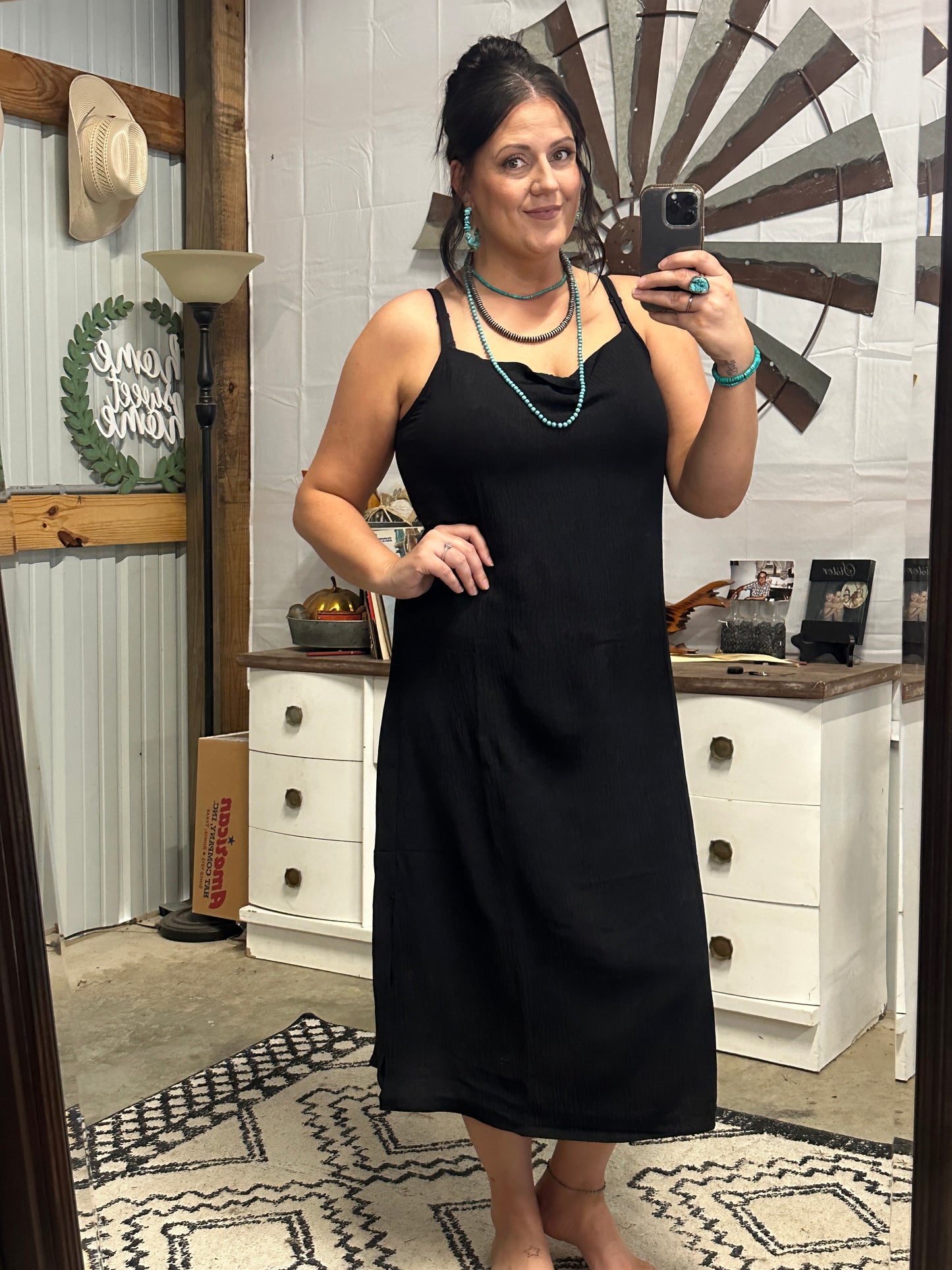 Midi Slip Dress - (3X)