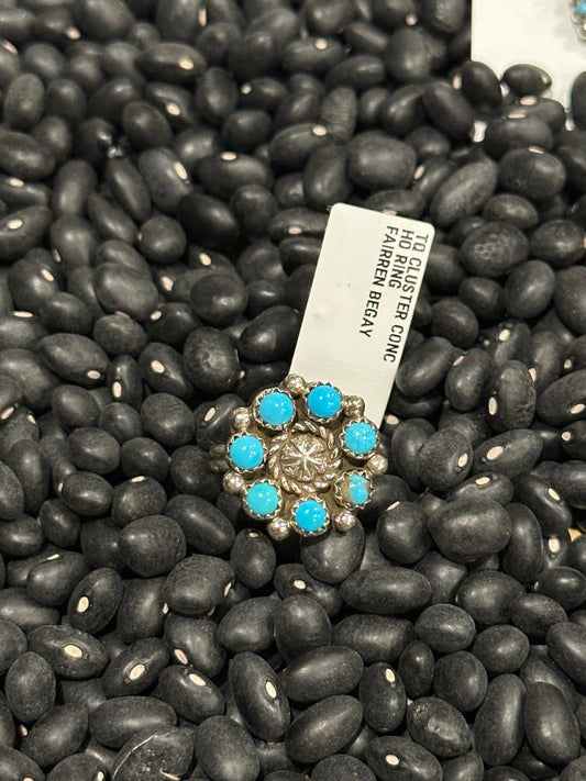 Turquoise Cluster Ring