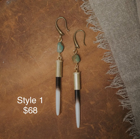 Porcupine Quill Earrings - PRE-ORDER