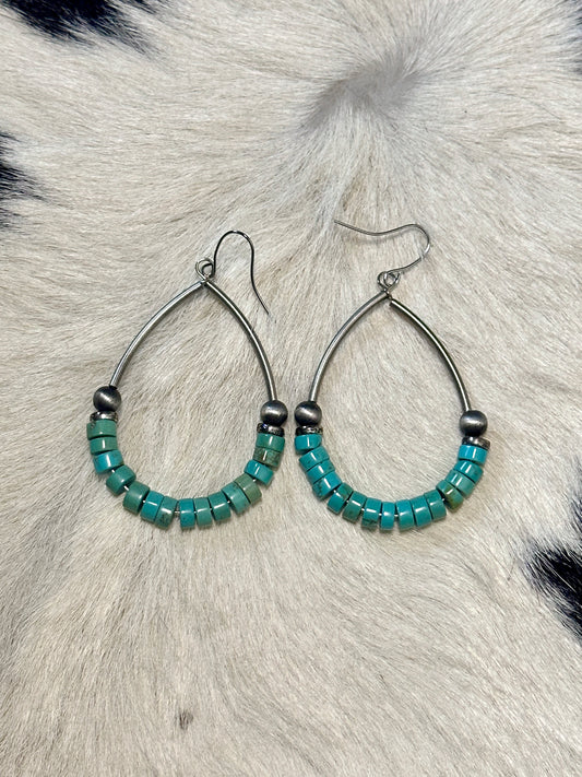 Teardrop Hoop Earrings