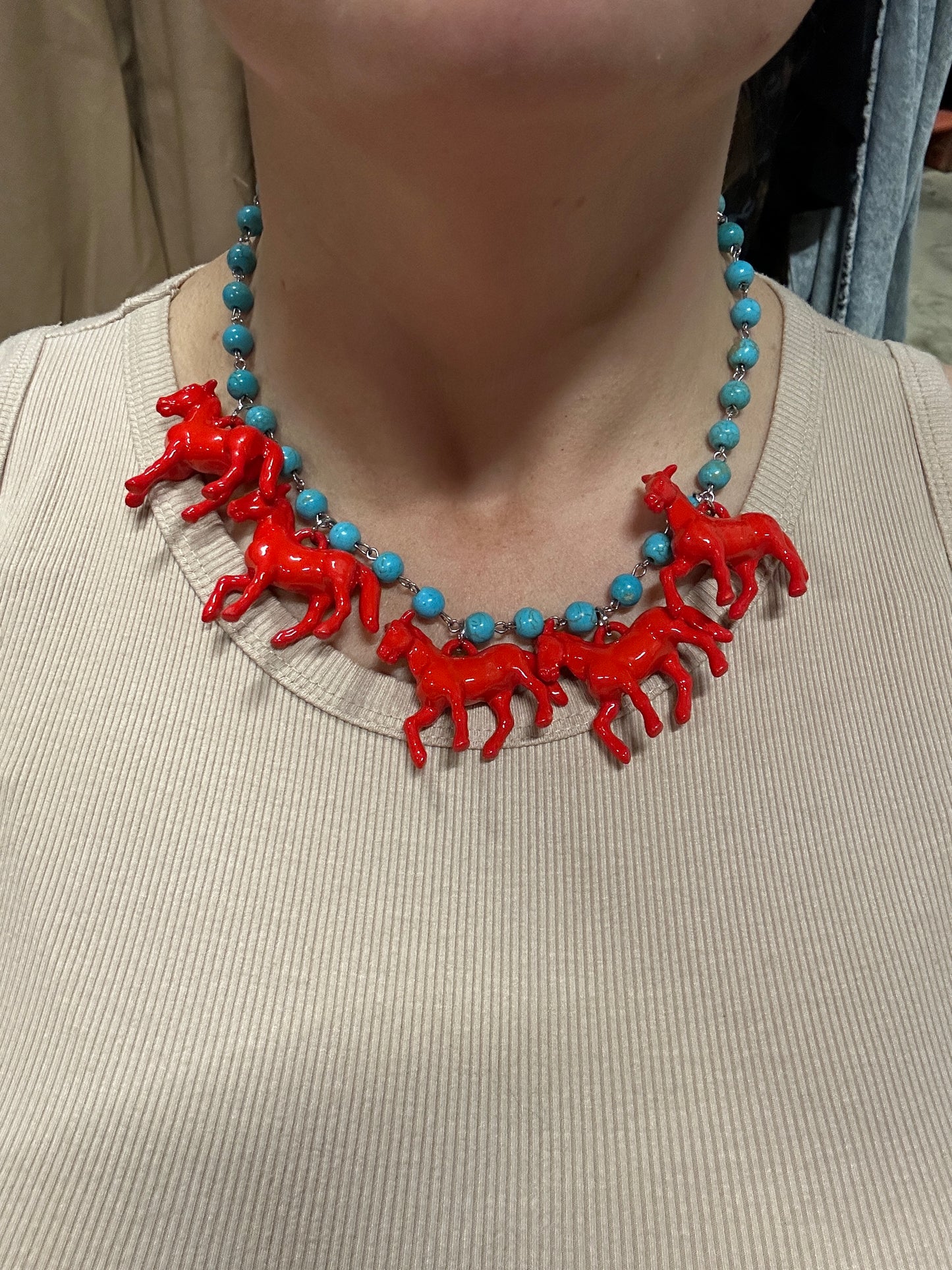 Horsing Around Necklace