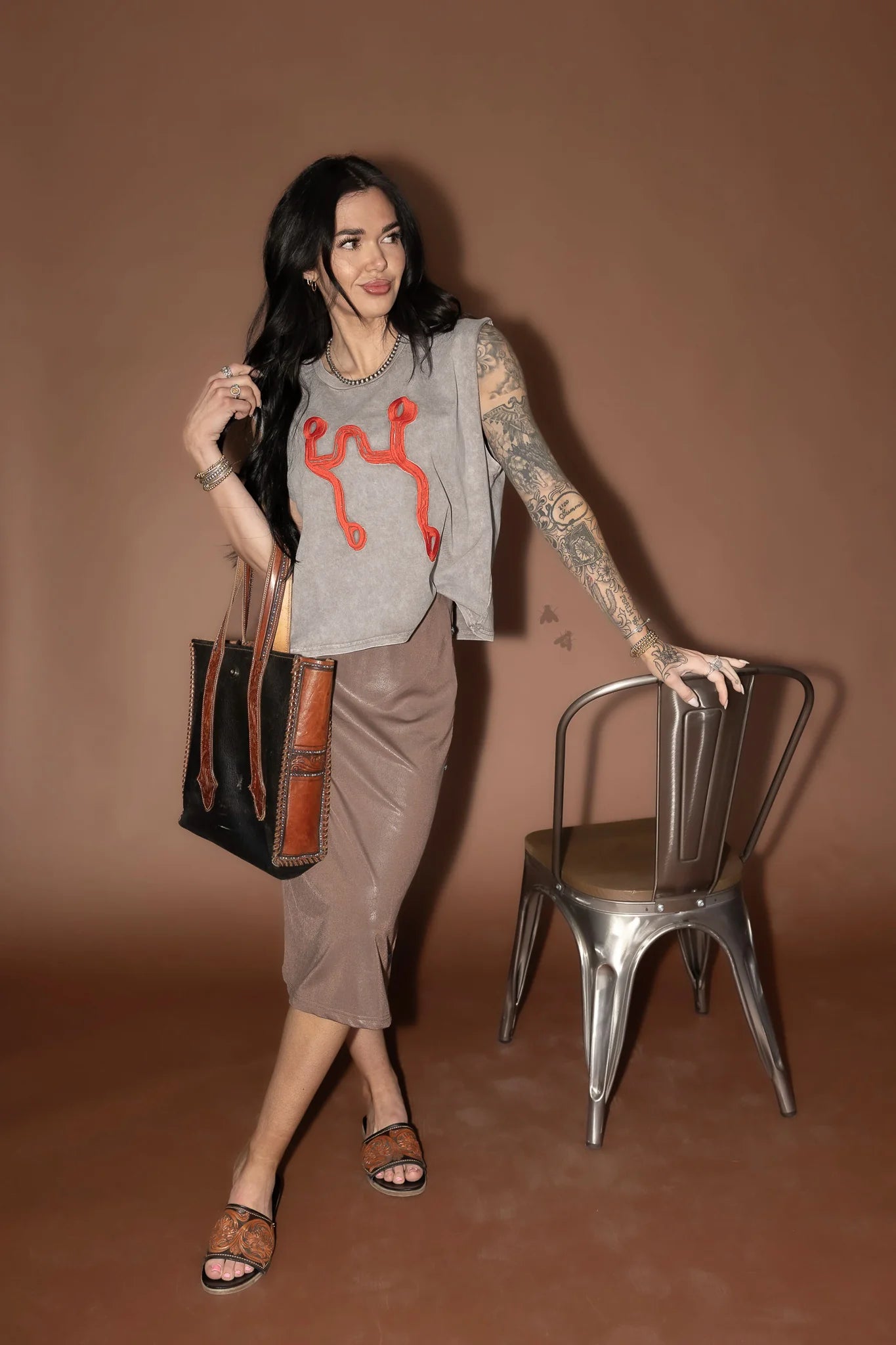 ROJO RANCH MUSCLE TEE - L/XL