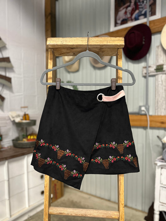 Skulls and Roses Skort