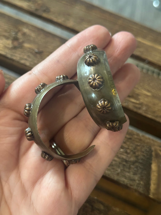 Brass Hoop Earrings