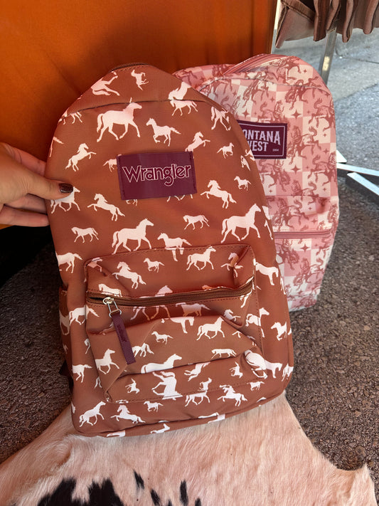 Horsing around Backpacks