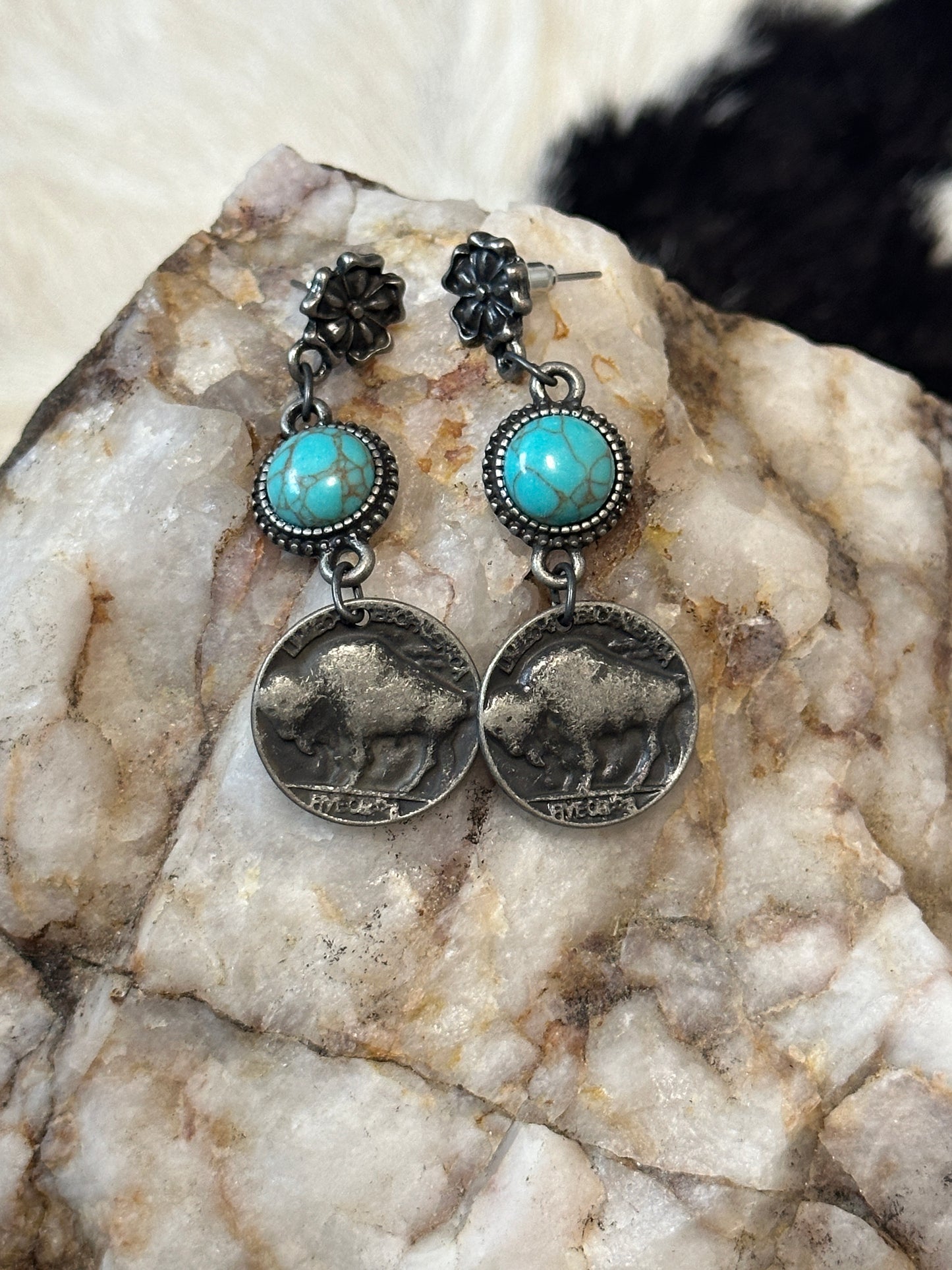 Buffalo Nickel Earrings