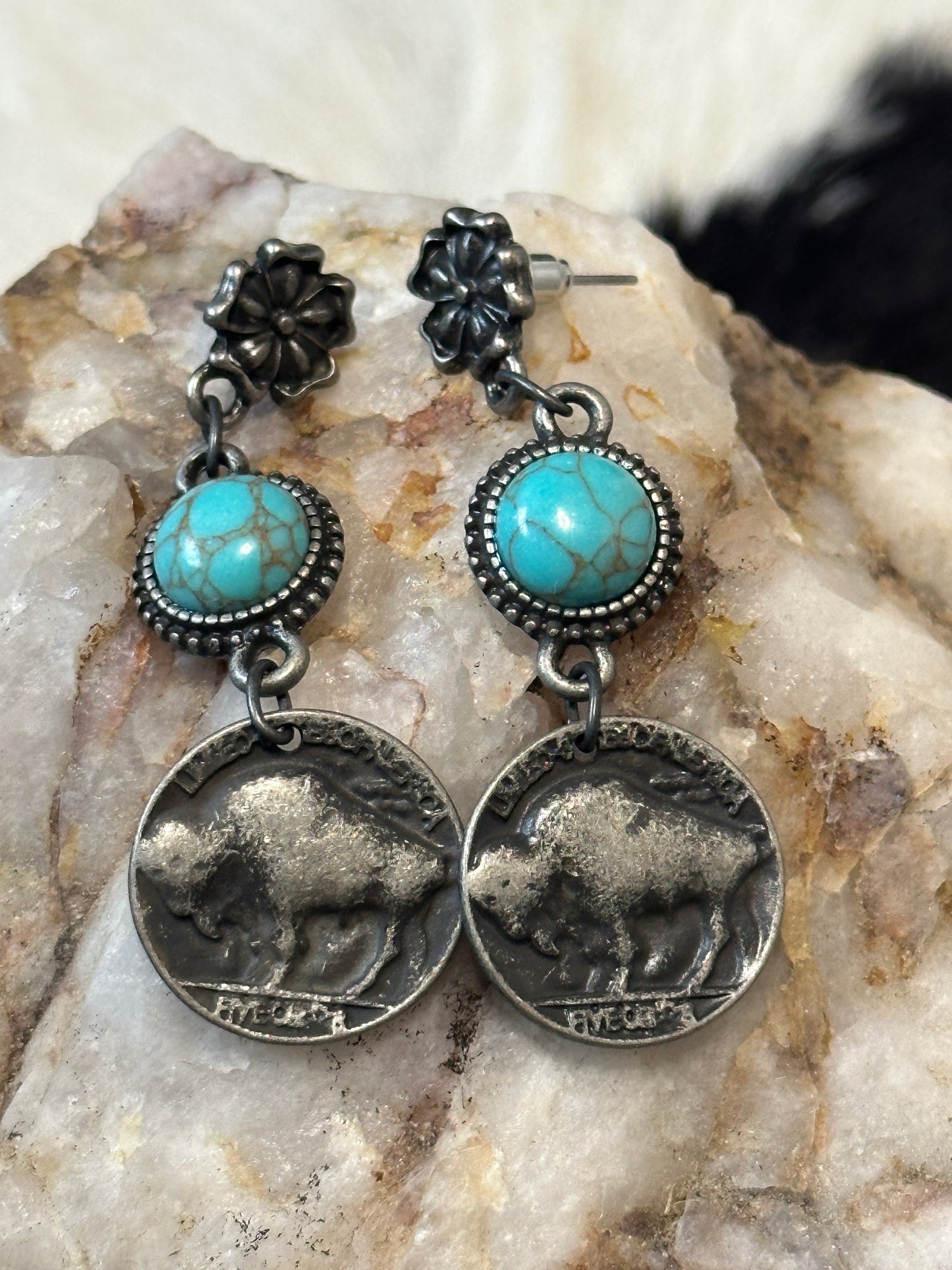 Buffalo Nickel Earrings