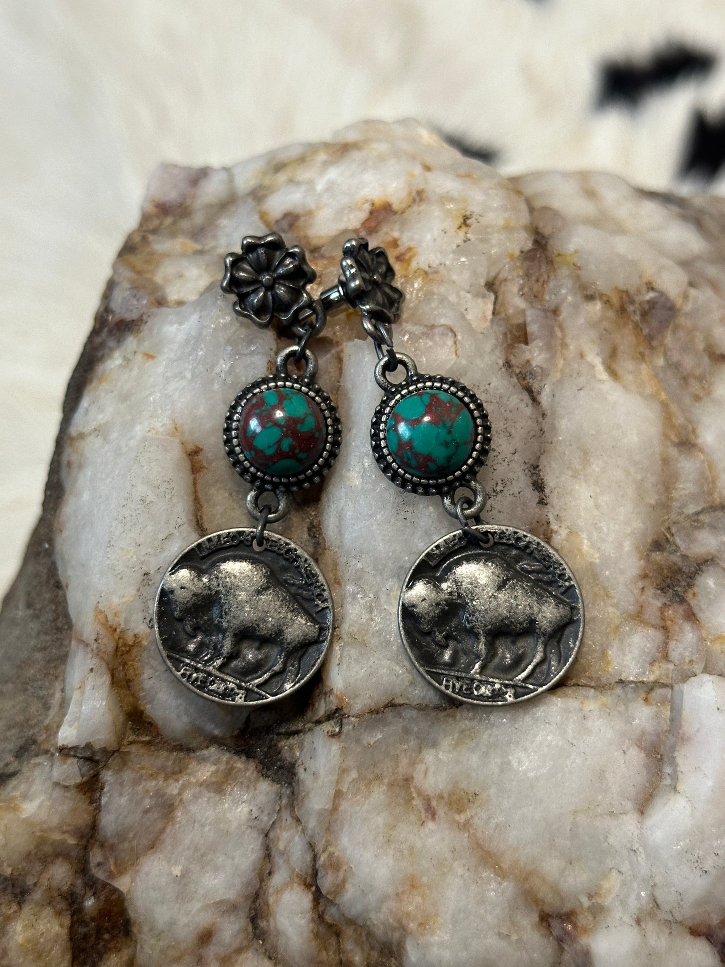 Buffalo Nickel Earrings