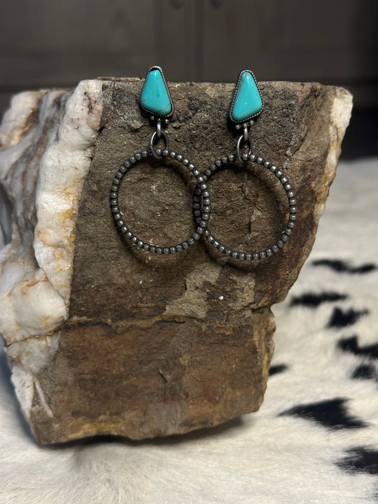 Dangle Hoop Earrings