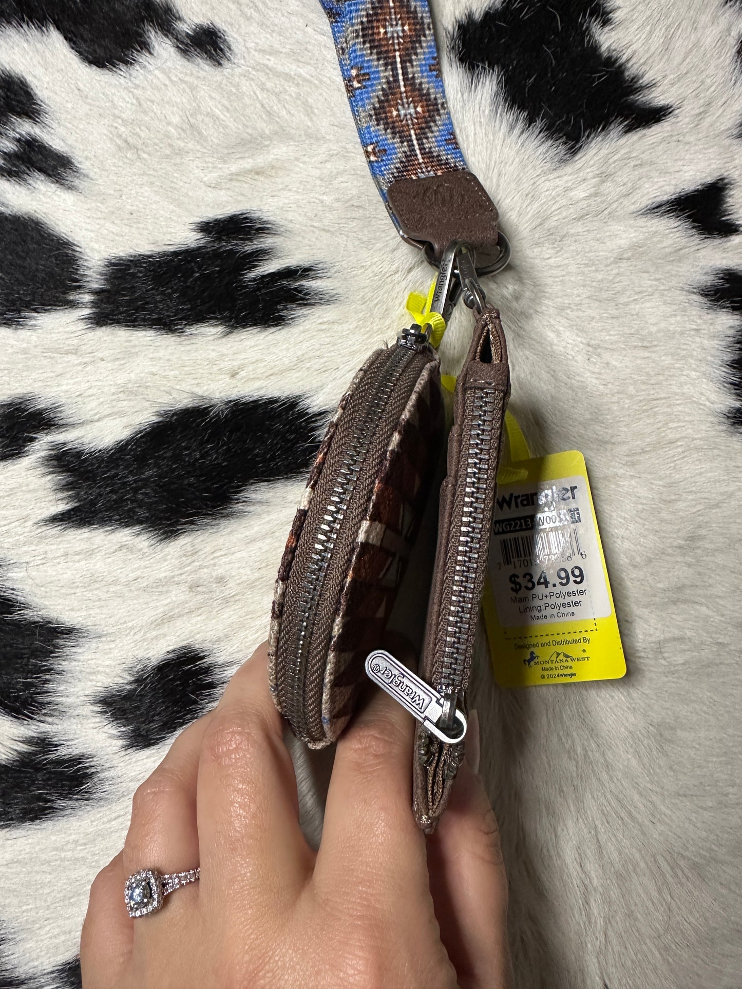 Wrangler wristlet wallet