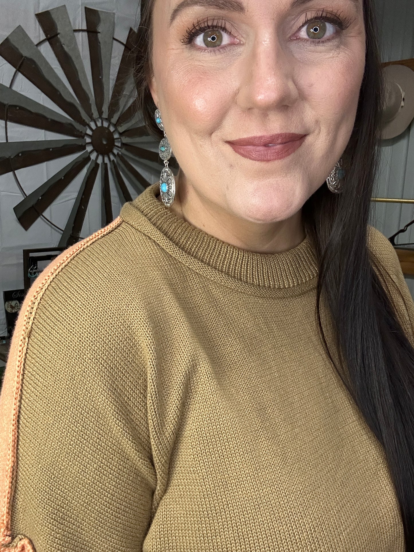Color Block Knit Pullover