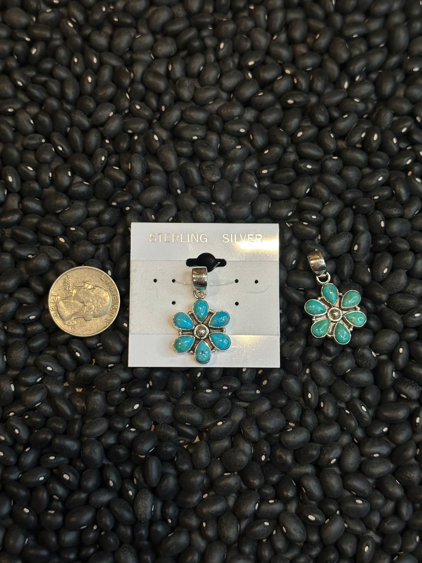 Cluster Flower Pendant