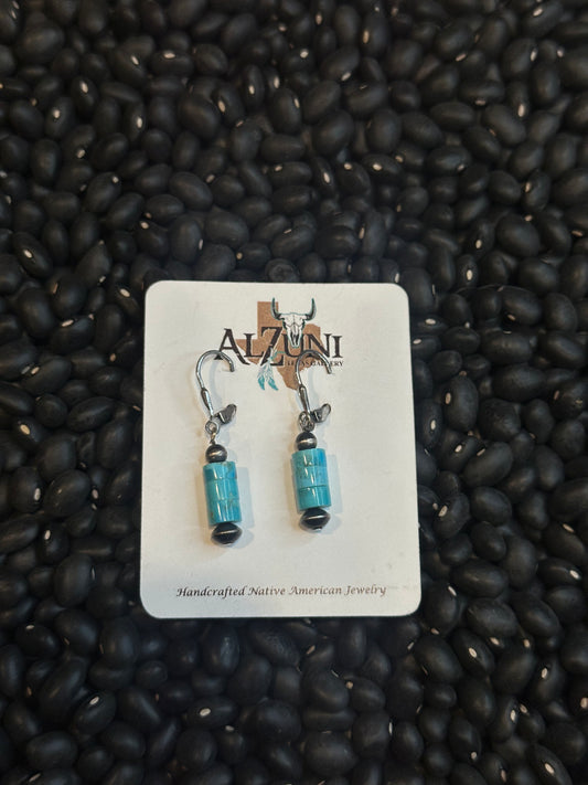 Navajo Pearl Turquoise Earrings