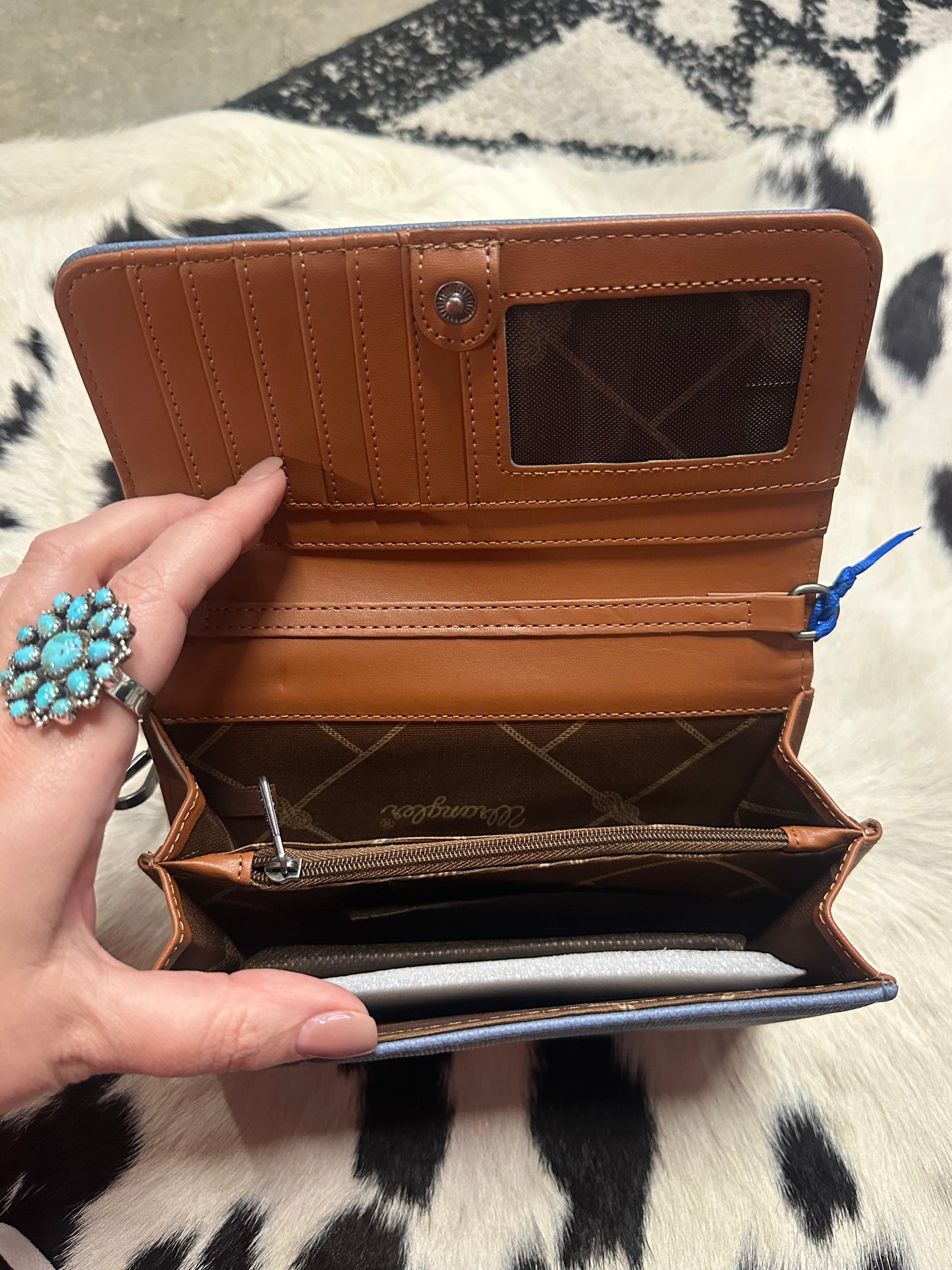 Wrangler Logo Crossbody Wallet