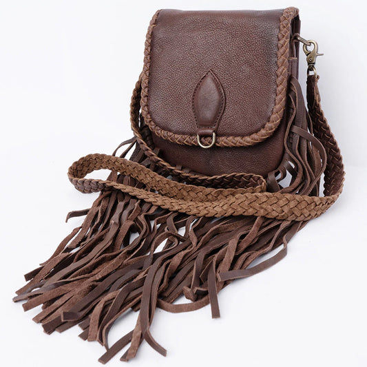 Fringe & Braided Edge Crossbody
