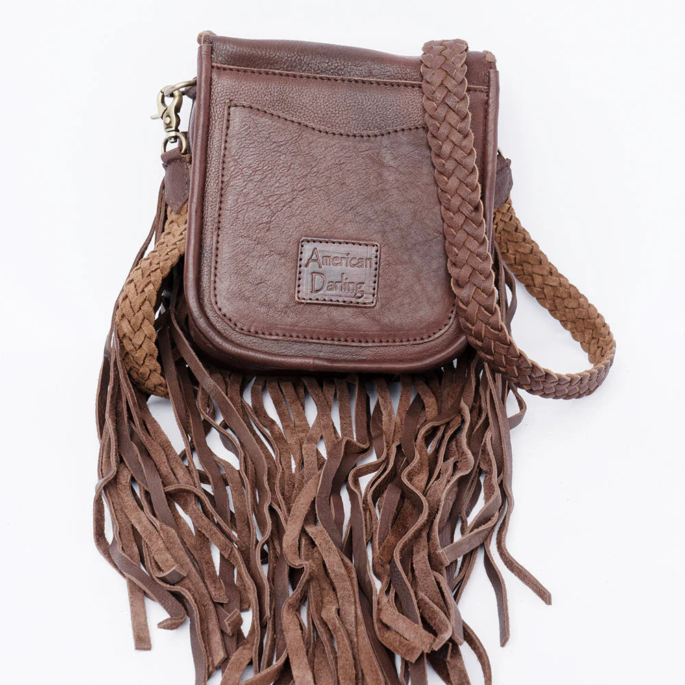 Fringe & Braided Edge Crossbody