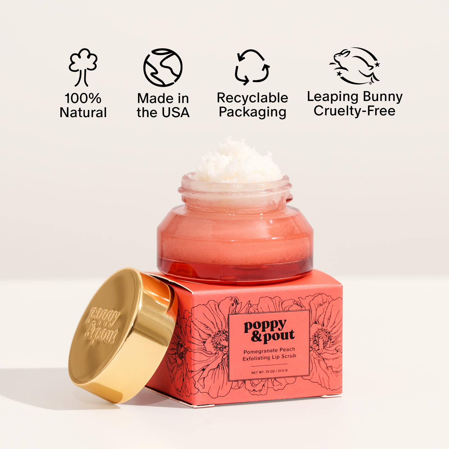 Poppy & Pout Lip Scrub