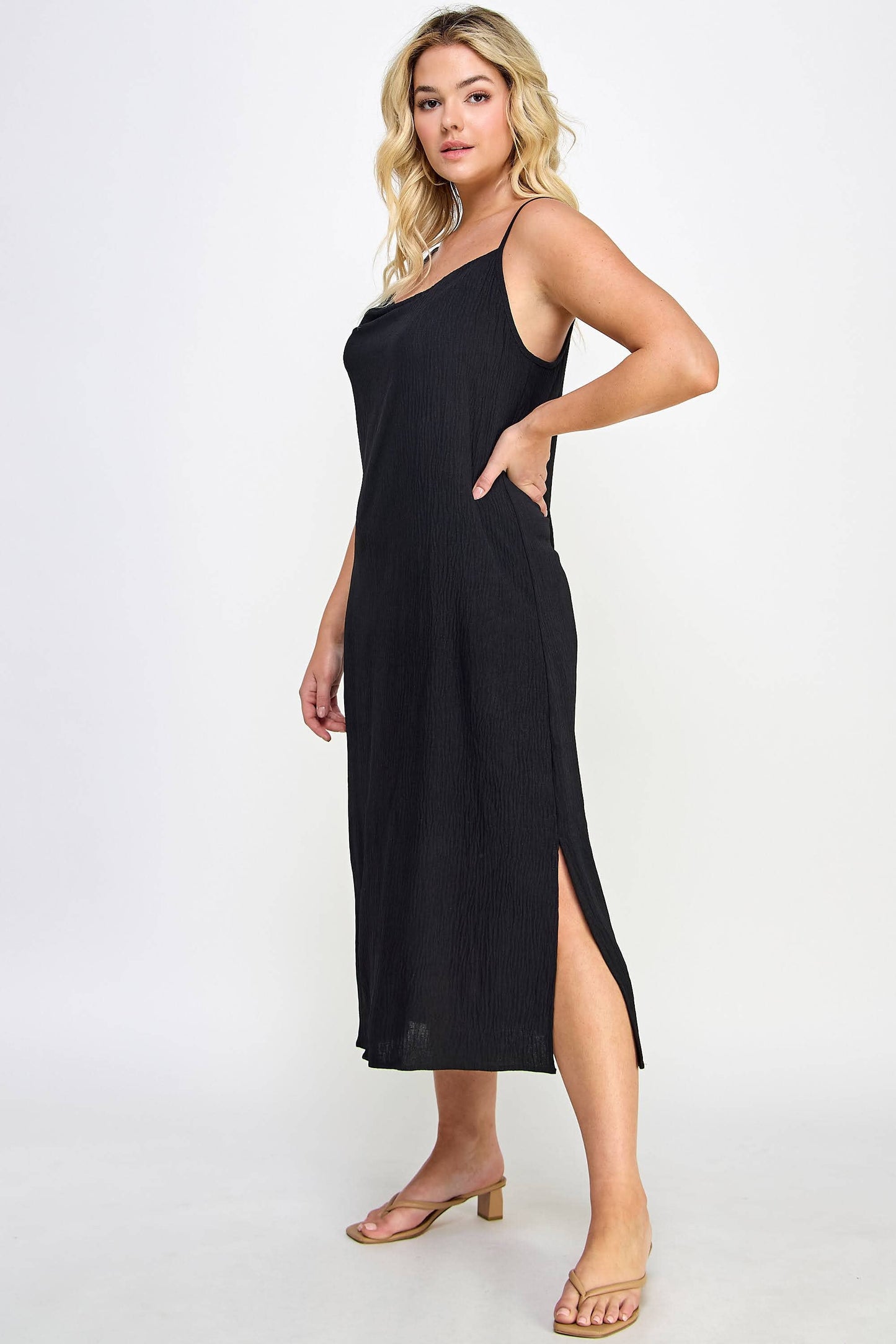 Midi Slip Dress - (3X)